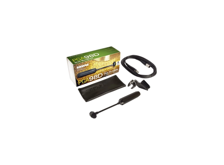 Shure PGA98D-XLR trommermikrofon kardioide, med 5m xlr kabel 